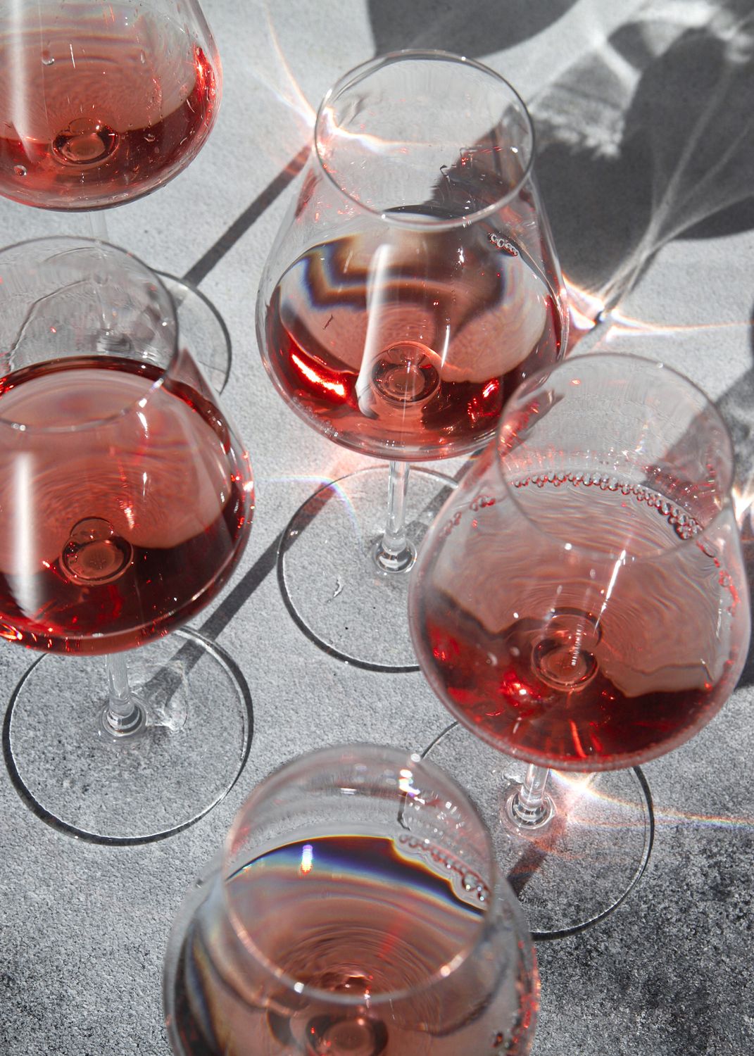 какие бокалы подходят для розового вина